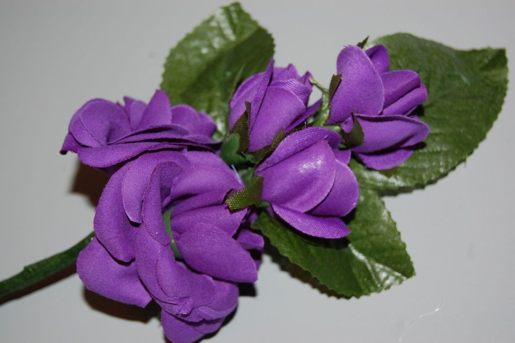 Flor ramillete morado