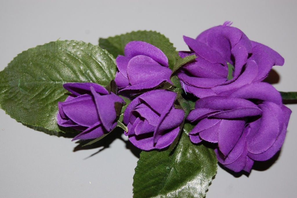 Flor ramillete morado