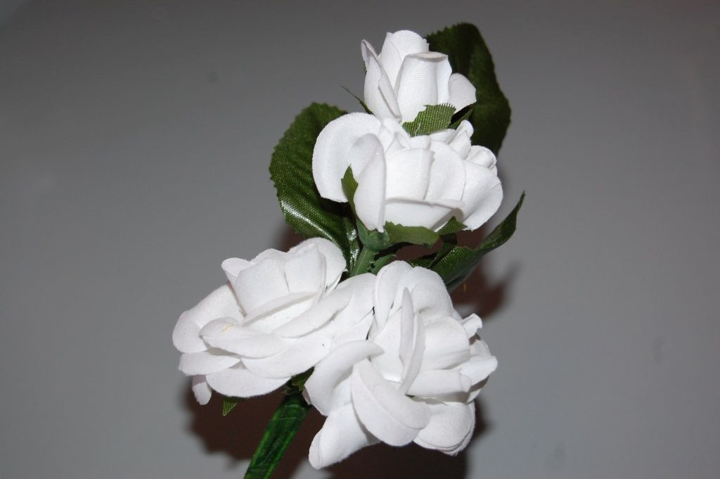 Flor ramillete blanco