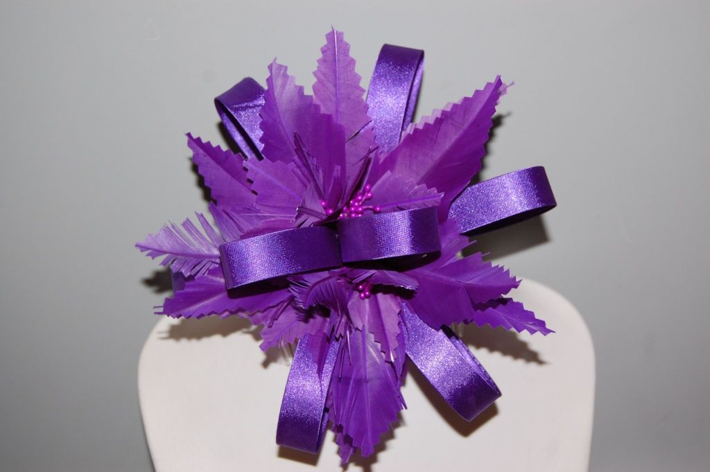 Played purple bouquet