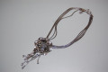 Trendaza Silver Flower necklace 