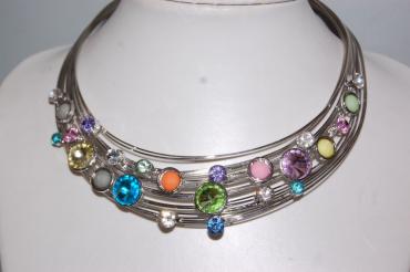 Choker silver thousand glitters