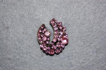 Pendientes Lina brillos rosa