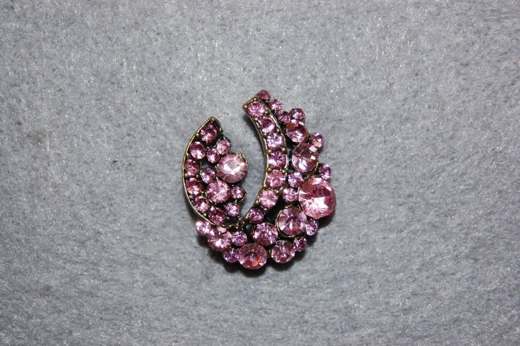 Pendientes Lina brillos rosa