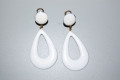 White metal Teardrop earring