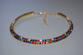 Choker thousand Rainbow glitters