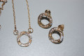 Golden set love glitters
