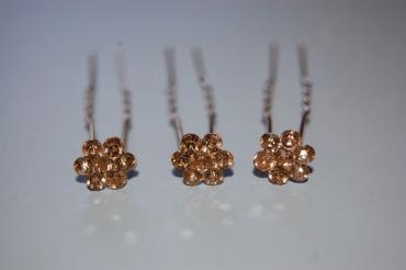 Three clips Golden Flower