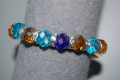 Multicolored sparkles bracelet