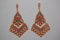 Marisol earrings Gold Orange