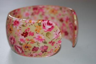 Pulsera cien flores rosas
