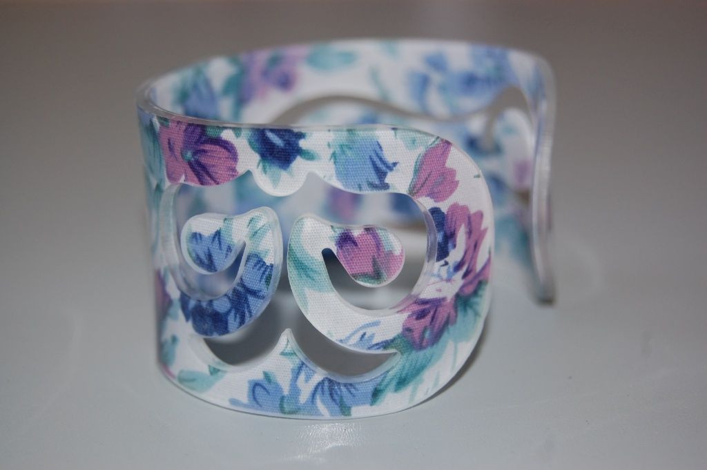 Bracelet Solear blue flowers