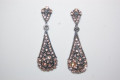 Pendientes brillos nude