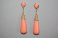 Pendientes corales coral claro