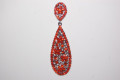 Pendientes brillos naranja Alondra