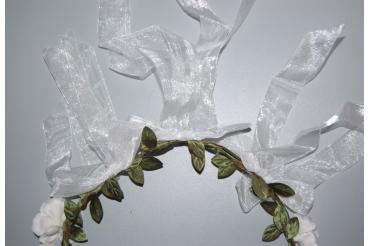 Corona mil flores amor blanca