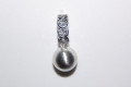 Dahlia grey Pearl Earrings