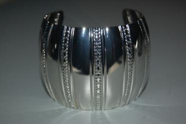 Pulsera brazalete plata Lima