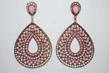 Pink earrings luna lunera