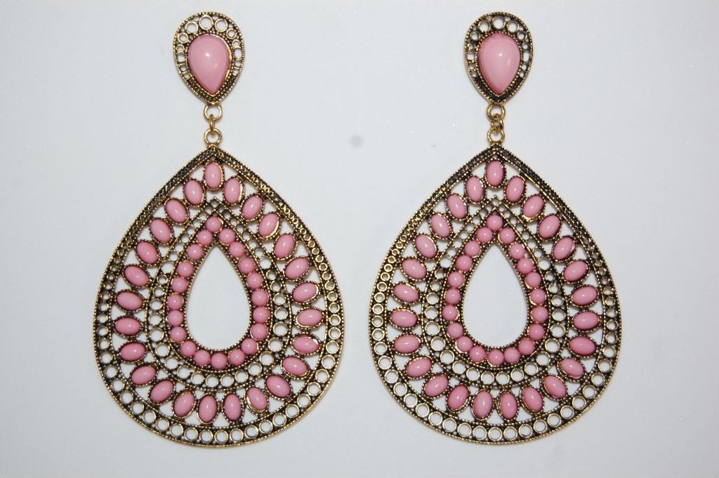 Pink earrings luna lunera