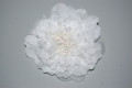 Flor de tela primavera blanca